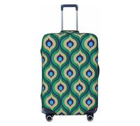 Peacock'S Tail Travel Luggage Covers - Elasticity Suitcase Covers Protector for Luggage 18-32 Inch