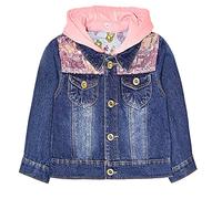 Peacolate 2-11Y Little&Big Girls Sequin Outerwear Embroidery Denim Jacket