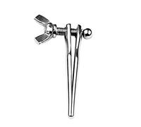 Peadxuno Stainless Steel Urethral Sounds Dilators with Adjustable Screw Solid Adult Sex Toys - Catheters & Sounds Penis Plug Sounding Rods BDSM Prostate Massage for Male Exercise (5mm, Short)