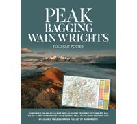 Peak Bagging: Wainwrights Fold-out Poster : Folding poster map (438mm x 672mm) of 45 routes designed to complete all 214 Wainwrights in the most efficient way