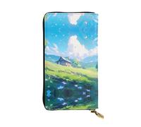 Peak Building Printed Clutch (7.5x4.1 in) | Leather Wallet