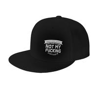 Peak Cap Inner Peace Begins with Four Words Not My Fucking Problem Sport Hats Soft Adjustable Mens Baseball Cap for Outdoor Fitness Men