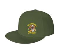 Peak Cap Life is Better with A Beagle Dad Hat Anti Uv Sun Protection Mens Baseball Cap for Men Sports Travel