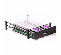 Peak Coffee Capsule Pod T Discs Drawer Tray Holder for 36 Tassimo Pods - Organiser & Machine Stand with Tempered Glass Top - Smooth Drawer Action