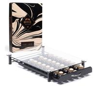 Peak Coffee Capsule Storage Drawer Tray for 60 Box, Tempered Glass