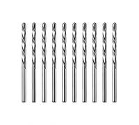 PEAK-CUT 10Pcs Drywall Cut Out Bit Set - 5/32" Guidepoint Rotary Router Tool Bit - HSS Cutout Saw Bit for Gypsum Board