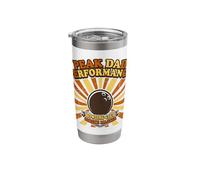 Peak Dad Performance Bowling Strike Master Retro Stainless Steel Insulated Tumbler