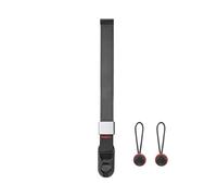 Peak Design Cuff Camera Wrist Strap, Black, Compatible with DSLR, Compact and Point-and-Shoot Cameras, Low Profile, Quick Release and Connection, 90 kg Capacity, Camera Straps for Photographers