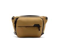 Peak Design Everyday Sling 3L, Coyote, Padded Adjustable Shoulder Strap for Crossbody or Waist Carry, FlexFold Divider, Ideal for Carrying Cameras or Everyday Essentials, Sling Bag for Men and Women