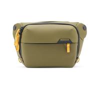 Peak Design Everyday Sling 3L, Kelp, Padded Adjustable Shoulder Strap for Crossbody or Waist Carry, FlexFold Divider, Ideal for Carrying Cameras or Everyday Essentials, Sling Bag for Men and Women