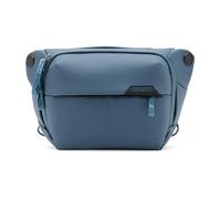 Peak Design Everyday Sling 3L, Ocean, Padded Adjustable Shoulder Strap for Crossbody or Waist Carry, FlexFold Divider, Ideal for Carrying Cameras or Everyday Essentials, Sling Bag for Men and Women