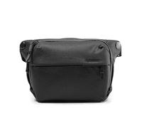 Peak Design Everyday Sling 6L, Black, Padded Adjustable Shoulder Strap for Crossbody or Waist Carry, FlexFold Dividers, Ideal for Carrying Cameras or Everyday Essentials, Sling Bag for Men and Women