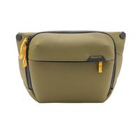 Peak Design Everyday Sling 6L, Kelp, Padded Adjustable Shoulder Strap for Crossbody or Waist Carry, FlexFold Dividers, Ideal for Carrying Cameras or Everyday Essentials, Sling Bag for Men and Women