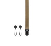 Peak Design Leash Camera Strap, Coyote, Configurable as a Sling, Neck, Shoulder Strap or Safety Tether, Adjustable, Compact, Quick Release, Camera Straps for Photographers, 200 lb Capacity