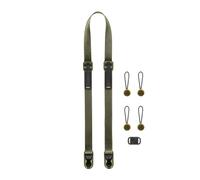 Peak Design Leash Camera Strap, Kelp, Configurable as a Sling, Neck, Shoulder Strap or Safety Tether, Adjustable, Compact, Quick Release, Camera Straps for Photographers, 200 lb Capacity