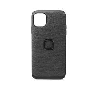 Peak Design Mobile Everyday Fabric Phone Case for iPhone 11 Pro, Charcoal, Slim Profile, Drop Protection, Weatherproof Fabric Shell, SlimLink Connects to Mobile Mounts & Gear
