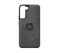 Peak Design Mobile Everyday Fabric Phone Case for Samsung Galaxy S22+, Charcoal, Slim Profile, Drop Protection, Weatherproof Fabric Shell, SlimLink Connects to Mobile Mounts & Gear