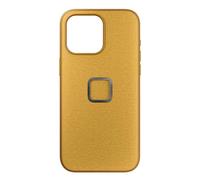 Peak Design Mobile Everyday Phone Case for iPhone 15 Pro Max, Sun, Slim Profile, Drop Protection, Weatherproof Fabric Shell, SlimLink Connects to Mobile Mounts & Gear