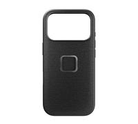 Peak Design Mobile Everyday Phone Case for iPhone 17 Pro, Charcoal, Slim Profile, Drop Protection, Weatherproof Fabric Shell, SlimLink Connects to Mobile Mounts & Gear