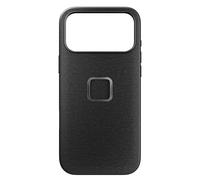 Peak Design Mobile Everyday Phone Case for iPhone 17 Pro Max, Charcoal, Slim Profile, Drop Protection, Weatherproof Clarino Shell, SlimLink Connects to Mobile Mounts & Gear