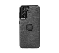Peak Design Mobile Everyday Phone Case for Samsung Galaxy S21 Series, Charcoal, Slim Profile, Drop Protection, Weatherproof Fabric Shell, SlimLink Connects to Mobile Mounts & Gear