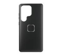 Peak Design Mobile Everyday Phone Case for Samsung Galaxy S25 Ultra, Black, Slim Profile, 2M Drop Protection, Weatherproof Fabric Shell, SlimLink Connects to Mobile Mounts & Gear