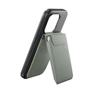 Peak Design Mobile Stand Wallet, Sage, Slim Profile, On-demand Stand, Weatherproof Nylon Fabric, Connects to Mobile Cases, MagSafe Compatible, for iPhone, Samsung and Google Phones