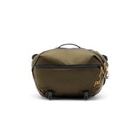 Peak Design Outdoor Sling 7L, Kelp, Padded Adjustable Shoulder Strap for Crossbody or Waist Carry, 10 Pockets, Ideal for Carrying Cameras and Essentials, Versatile Sling Bag for Men and Women