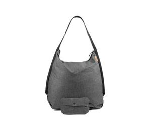 Peak Design Packable Shopping Tote, Charcoal, Zippable Ultralight Carry-All, Self-Healing Ripstop Shell, Microfiber Strap, Internal Pocket, Weather-Resistant Foldable Bag, Tote Bag for Women and Men