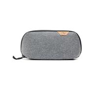 Peak Design Small Tech Pouch, Charcoal, Electronics Organizer for Travel or Everyday Carry, Origami-Style Storage, Cable Pass-Through, Weatherproof Recycled Nylon, Gear Carry Bag for Men and Women