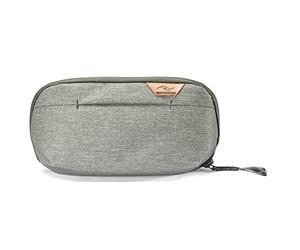 Peak Design Small Wash Pouch, Coyote, Ocean Edition, Travel Toiletry Bag, Upright or Hanging Dopp Kit with Pockets, Magnetic Toothbrush Pocket, Wide UltraZip Opening, Toiletry Bag for Men and Women