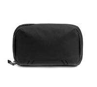 Peak Design Tech Pouch, Black, Electronics Organizer for Travel or Everyday Carry, Origami-Style Storage, Cable Pass-Through, Weatherproof Recycled Nylon, Gear Carry Bag for Men and Women