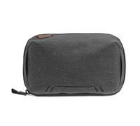Peak Design Tech Pouch, Charcoal, Electronics Organizer for Travel or Everyday Carry, Origami-Style Storage, Cable Pass-Through, Weatherproof Recycled Nylon, Gear Carry Bag for Men and Women