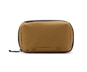 Peak Design Tech Pouch, Coyote, Ocean Edition, Electronics Organizer for Travel or Everyday Carry, Origami-Style Storage, Cable Pass-Through, Weatherproof, Gear Carry Bag for Men and Women