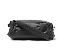 Peak Design Travel Duffel 35L, Black, Extra-Wide Single Zip Access, Weatherproof Shell, 4 External Pockets, Fits Packing Cubes & Camera Cubes, Ideal for Weekend Trips, Versatile Duffel Bag for Travel