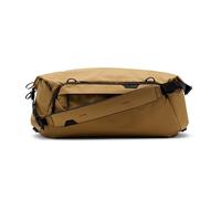 Peak Design Travel Duffel 35L, Coyote, Extra-Wide Single Zip Access, Weatherproof Shell, 4 External Pockets, Fits Packing Cubes & Camera Cubes, Ideal for Weekend Trips, Versatile Duffel Bag for Travel