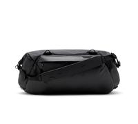 Peak Design Travel Duffel 50L, Black, Extra-Wide Single Zip Access, Weatherproof Shell, 4 External Pockets, Fits Packing Cubes & Camera Cubes, Ideal for Weekend Trips, Versatile Duffel Bag for Travel