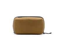 Peak Design Wash Pouch, Coyote, Ocean Edition, Travel Toiletry Bag, Upright or Hanging Dopp Kit with Pockets, Magnetic Toothbrush Pocket, Wide UltraZip Opening, Toiletry Bag for Men and Women