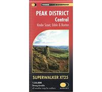 Peak District Central - Kinder Scout, Edale & Buxton Superwalker XT25 1:25,000
