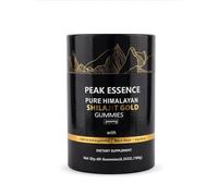 Peak Essence Pure Himalayan Shilajit Gold Gummies 3000mg with KSM-66 Ashwagandha, Black Musli & Gokshura | Vegan | No Added Sugar | Gluten Free | 60 Gummies (30 Day Supply)