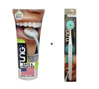 Peak Essentials | Tongue Scraper | Mint Blast - Natural TUNG Gel Kit | Tongue Cleaner | Odor Eliminator | Fight Bad Breath | Fresh Mint | BPA Free | Made in America (STARTER PACK)