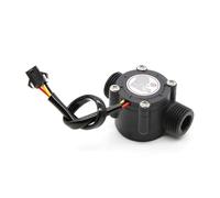 Peak Flow Meter Water Flow Sensor 1/2 Inch, High Precision Meter & Switch for Heater and Dispenser(Nero)