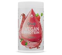 PEAK Fruity Vegan Protein - 400g Flavour Strawberry I 20 Servings I Clear Protein I Protein Source: Pea Protein + Amino acids (BCAA) I Vegan Protein Lemonade with Perfect Solubility
