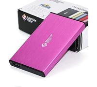 Peak Health MasterStorb External HDD in RED, SILVER, BLACK, BLUE, or PINK. Available in various GB sizes. (e.g., 80GB, PINK). Fast USB 3.0.