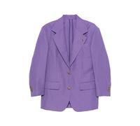 Peak Lapel Blazer - female - Versace - Blazers - Purple - S - Jackets S