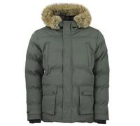 Peak Mountain's Canabel Waterproof Fur-Lined Hood Puffer Vert M