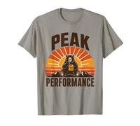Peak Performance Bear Trail Mix Sunset Hiking Funny Outdoor T-Shirt