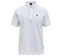 Peak Performance - Classic Cotton Polo - Polo shirt size L, grey/white