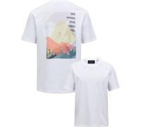 Peak Performance - Classic premium cotton urban T-shirt - M Original Graphic Tee White for Men - Size XL White XL