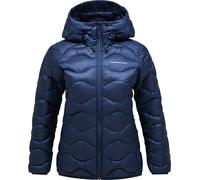 Peak Performance - Down jacket with hood - W Helium Down Hood Jacket Blue Shadow for Women - Size L - Navy Navy L